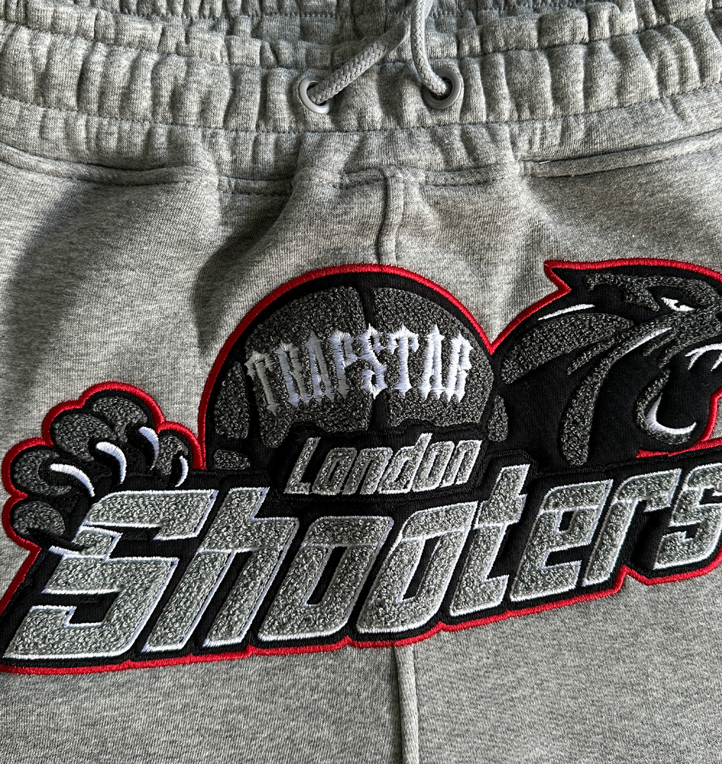 TEE & SHORTS SET (WHITE/GREY/RED)