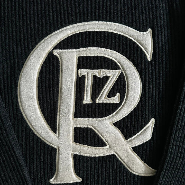 CREST KNIT SWEATER (BLACK)
