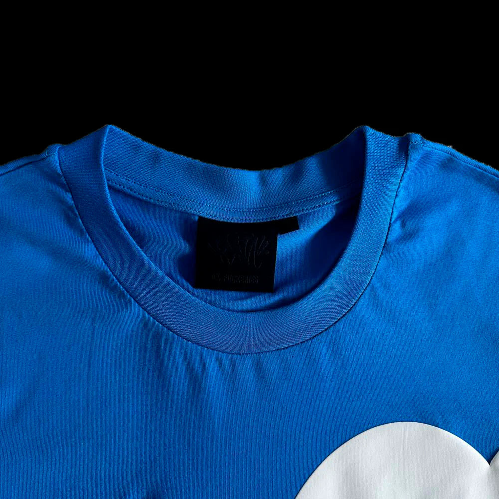 T-SHIRT & SHORTS LOGO SET (BLUE / WHITE)
