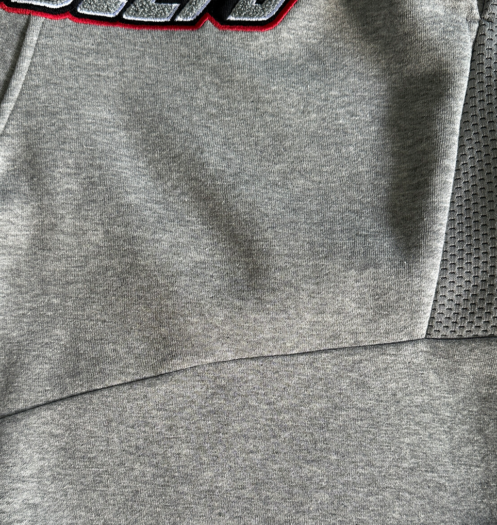 TEE & SHORTS SET (WHITE/GREY/RED)