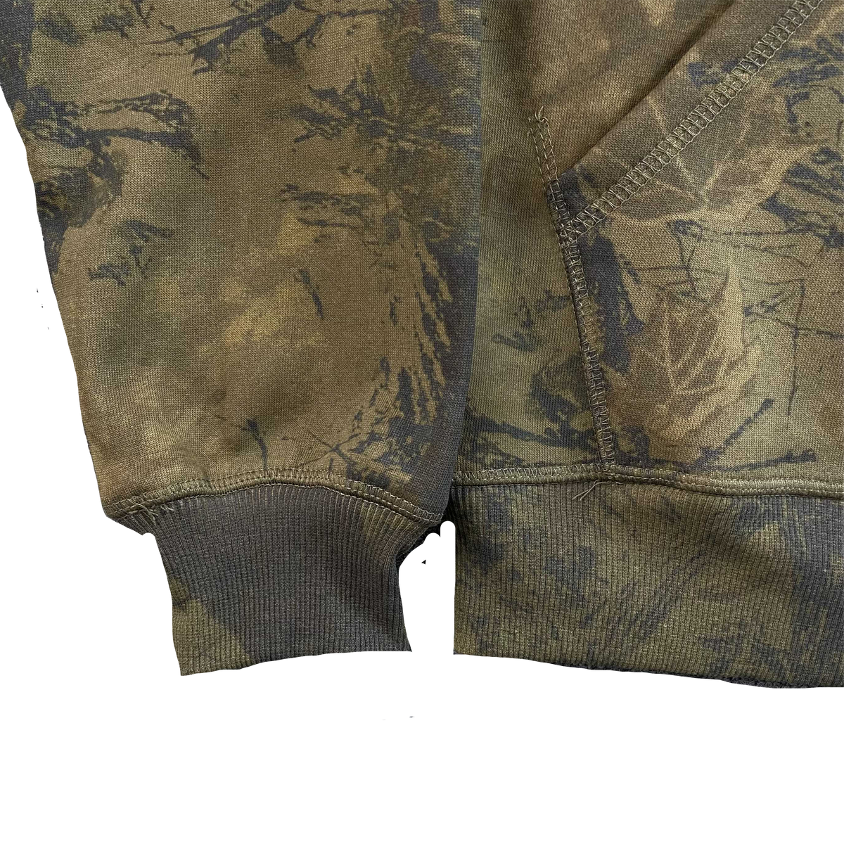 CORTEIZ ISLAND PUFF PRINT ZIP HOODIE (FOREST CAMO)