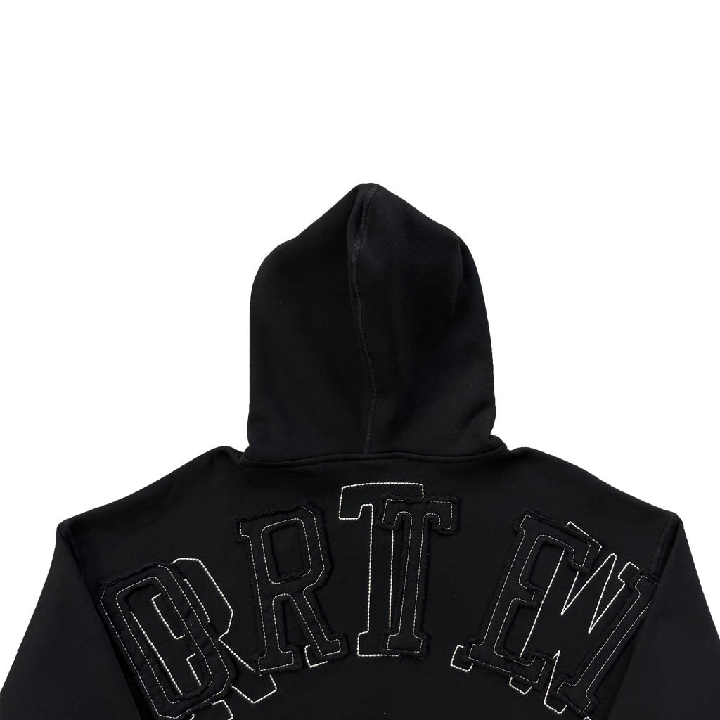 CORTEIZ LUNDUN STITCH ZIP HOODIE (BLACK)
