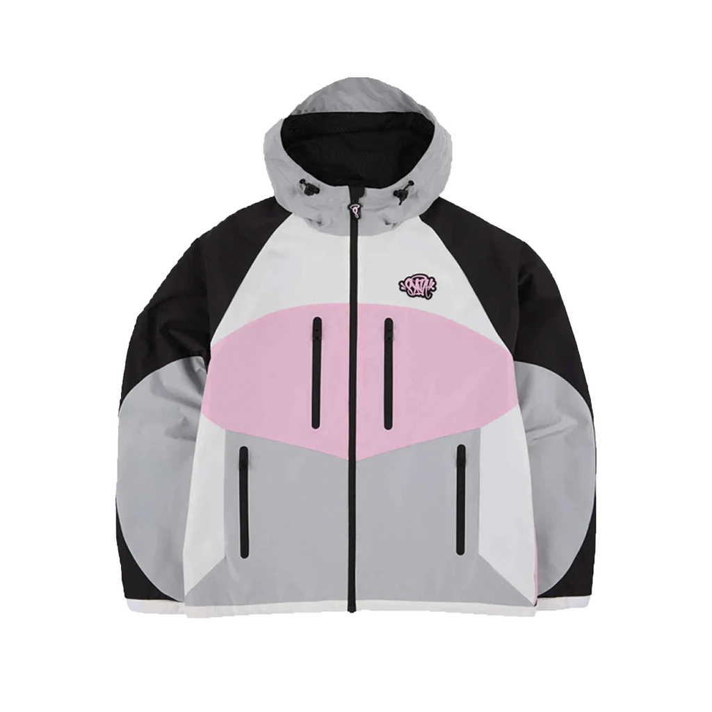 WORLD DYNAMIC TRACK JACKET - (GREY / PINK)