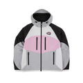 WORLD DYNAMIC TRACK JACKET - (GREY / PINK)
