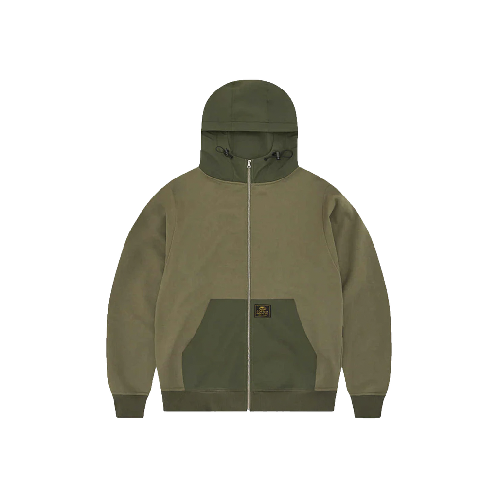RTW GUERILLAZ RIPSTOP ZIP HOODIE - (OLIVE)