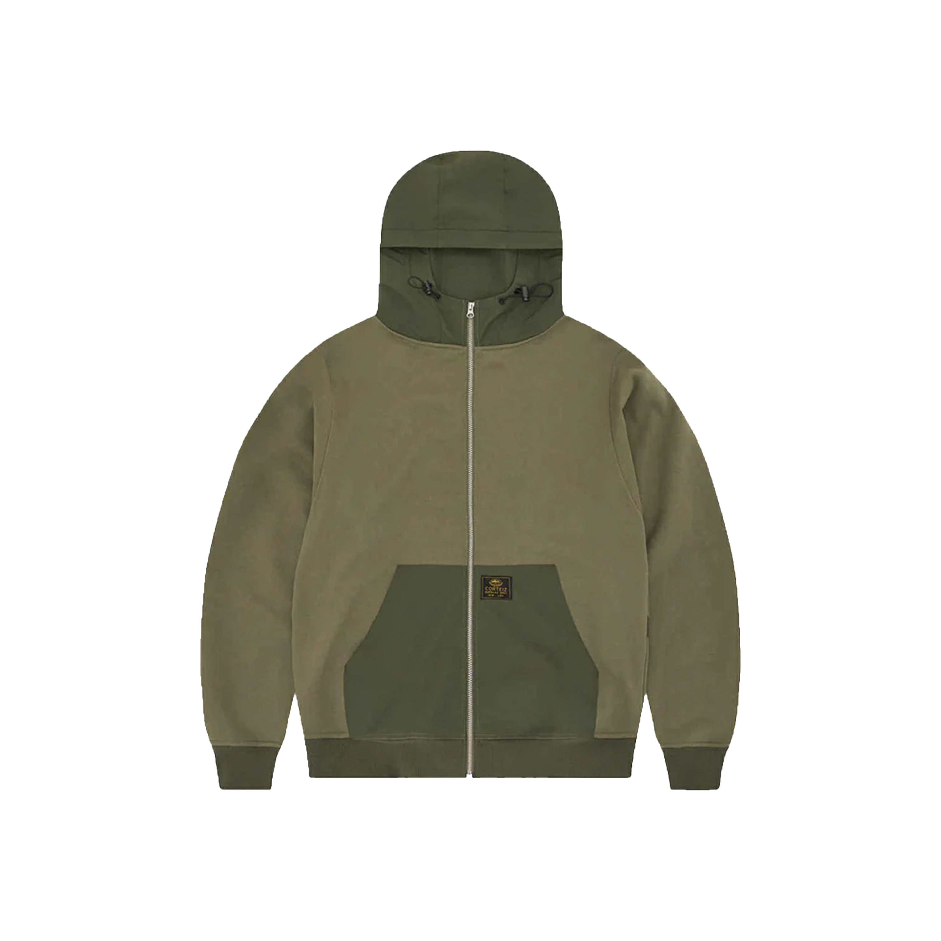 RTW GUERILLAZ RIPSTOP ZIP HOODIE - (OLIVE)