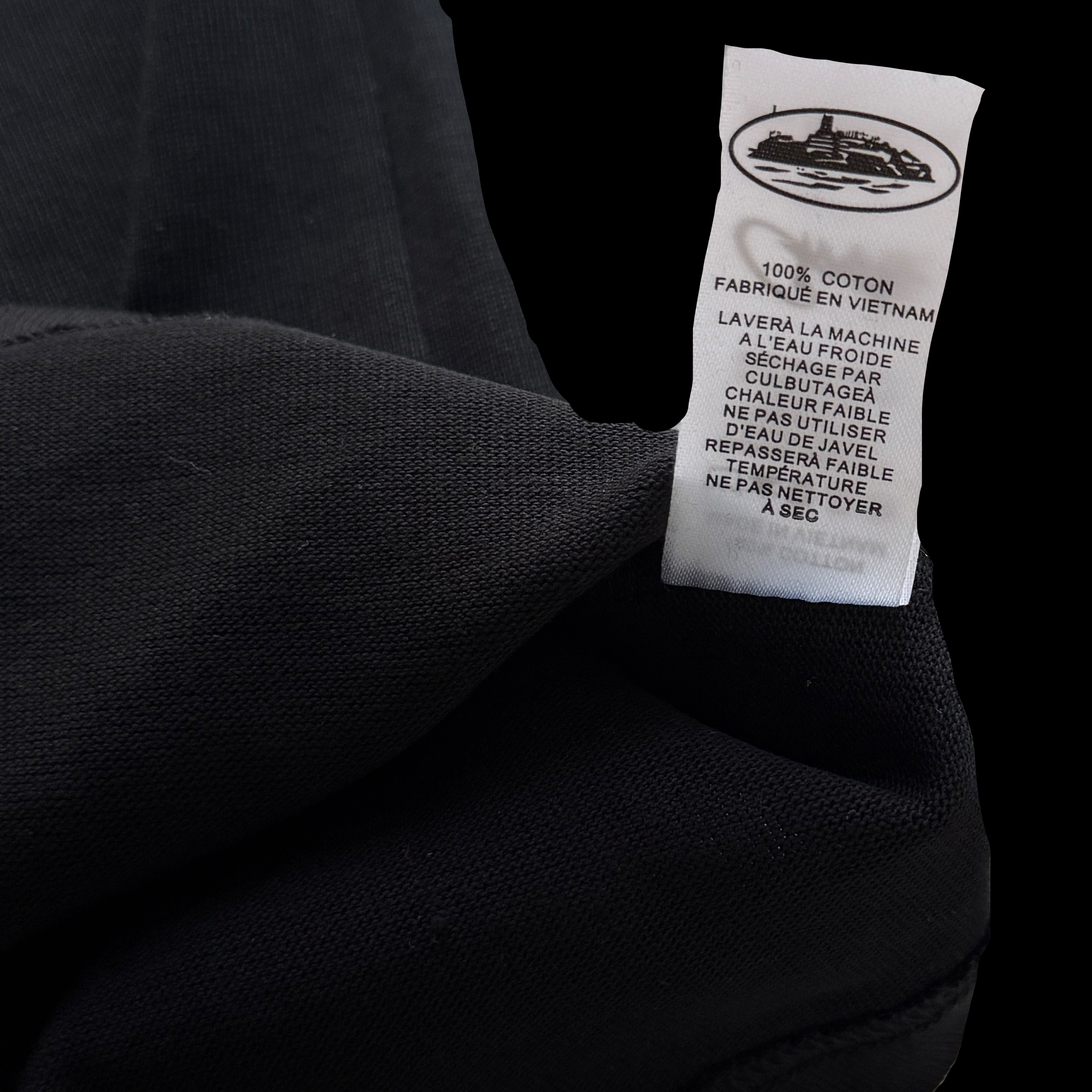 CORTEIZ SOPHOMORE RAGLAN LS (BLACK)