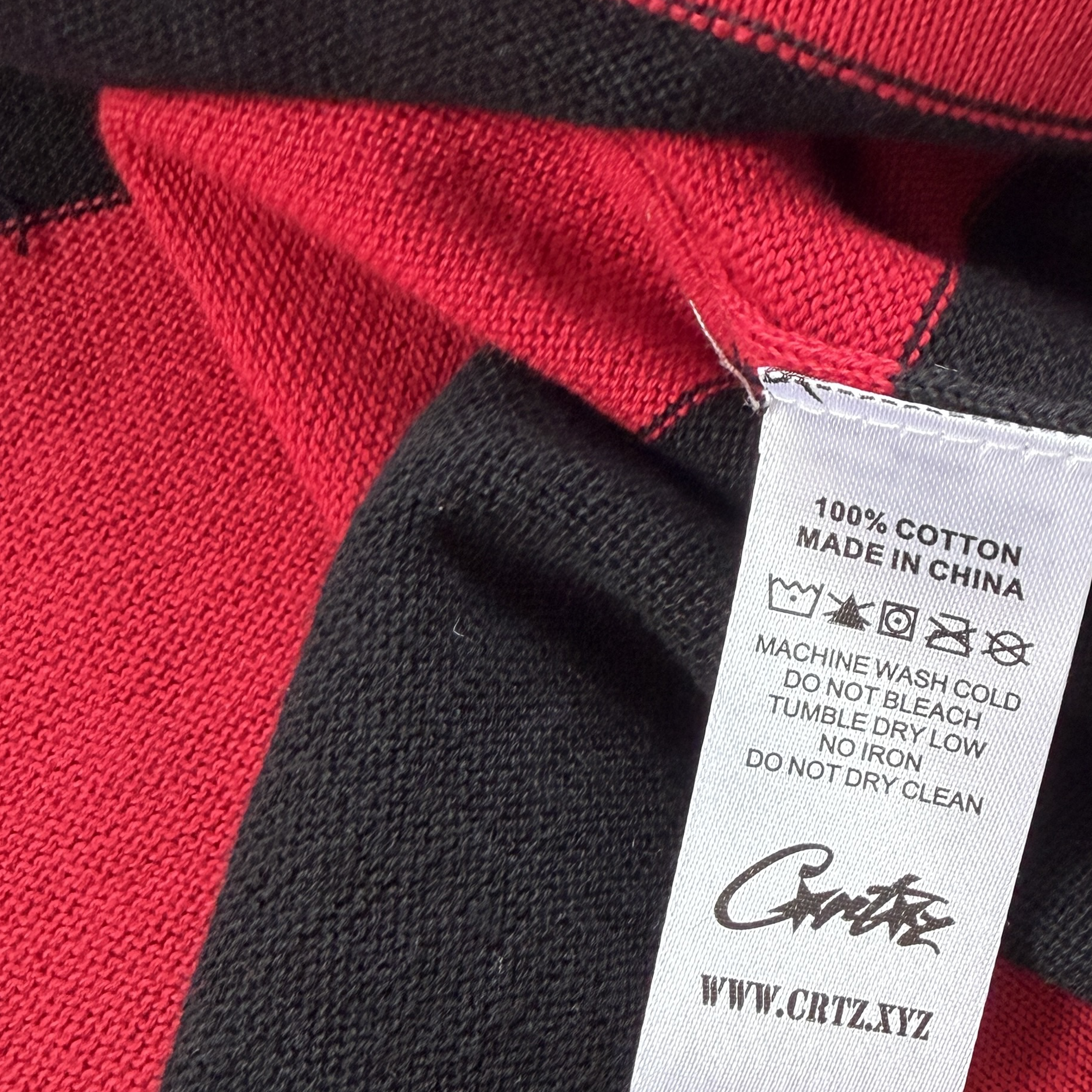 CORTEIZ STRIPED KNIT JERSEY (RED)
