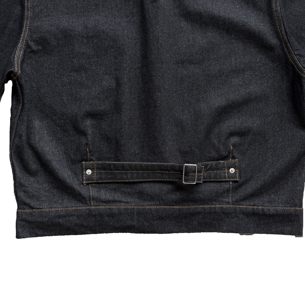CORTEIZ CREST CHAINSTITCH DENIM JACKET (WASHED)