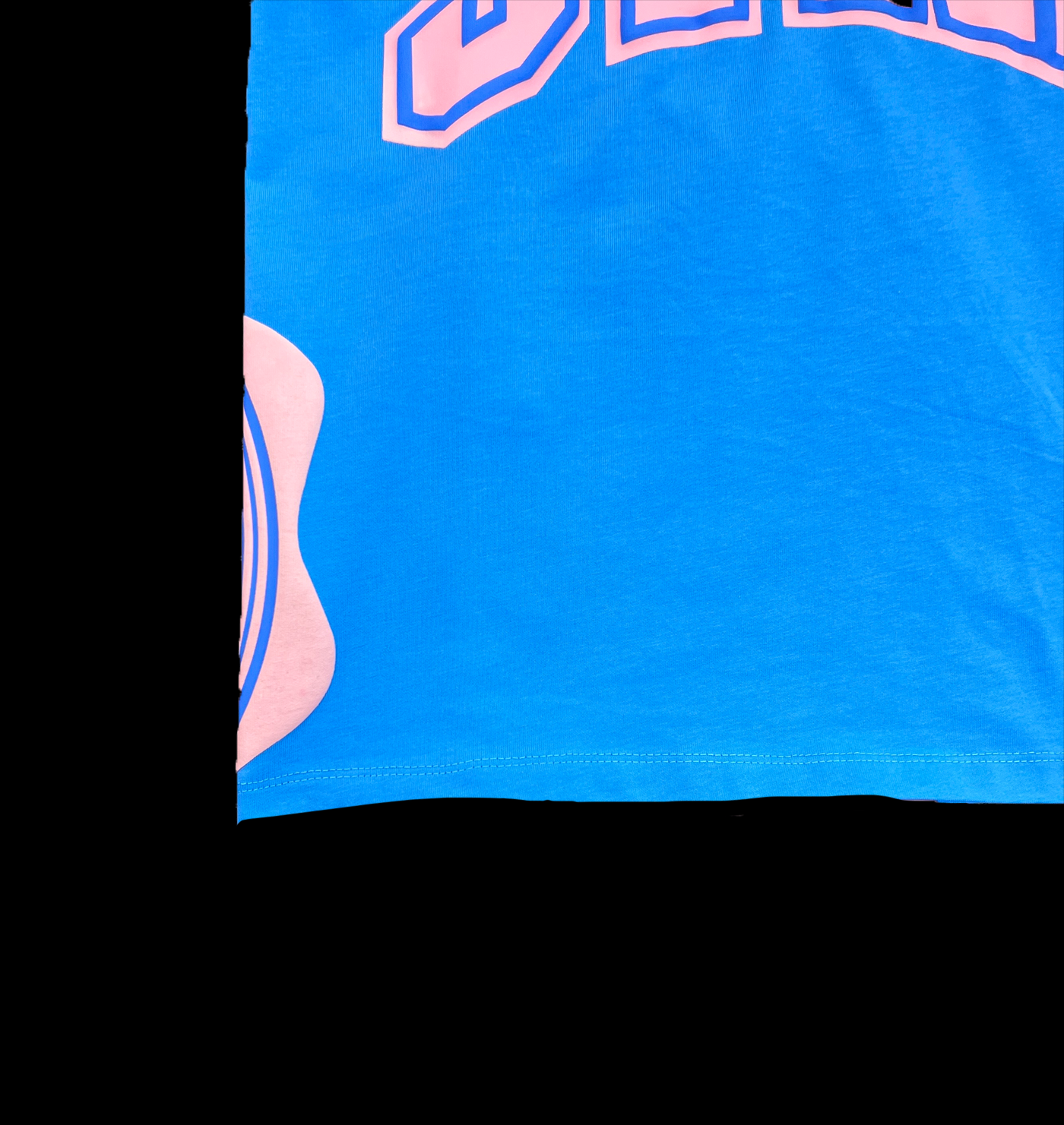 CORTEIZ COLLEGE TEE (BLUE/PINK)