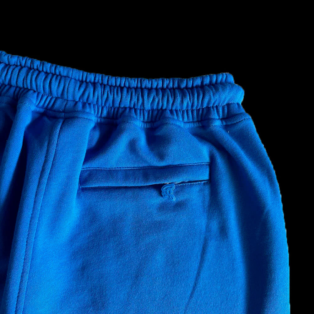 T-SHIRT & SHORTS LOGO SET (BLUE / YELLOW)