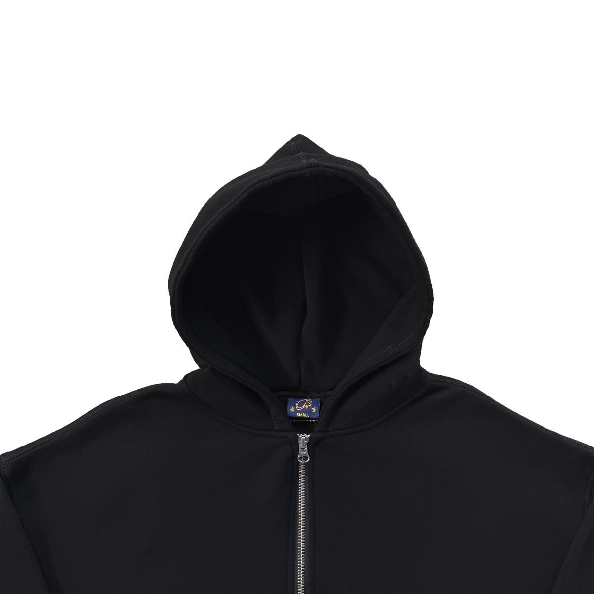 CORTEIZ LUNDUN STITCH ZIP HOODIE (BLACK)