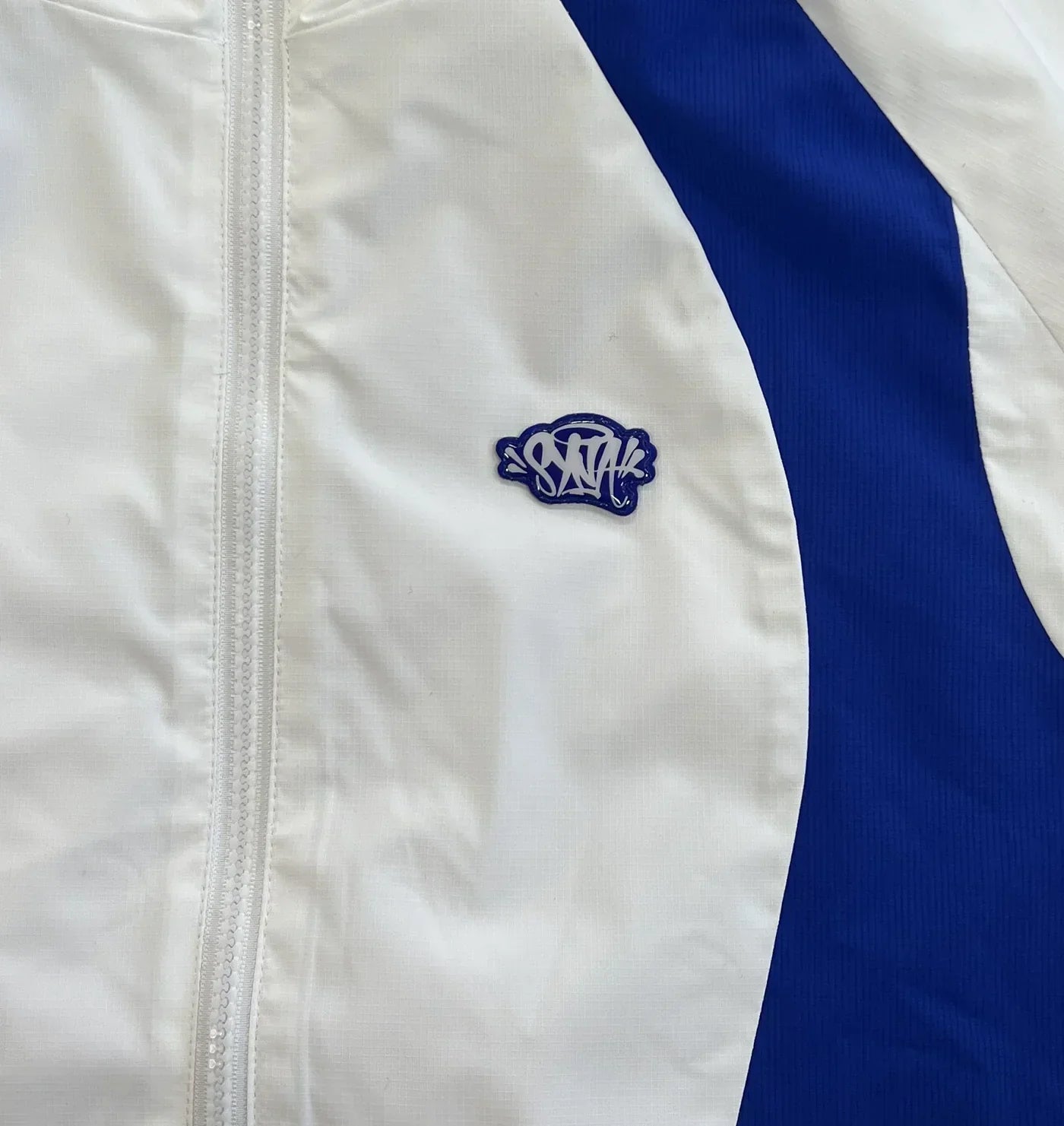 VORTEX WOVEN JACKET (WHITE/BLUE)