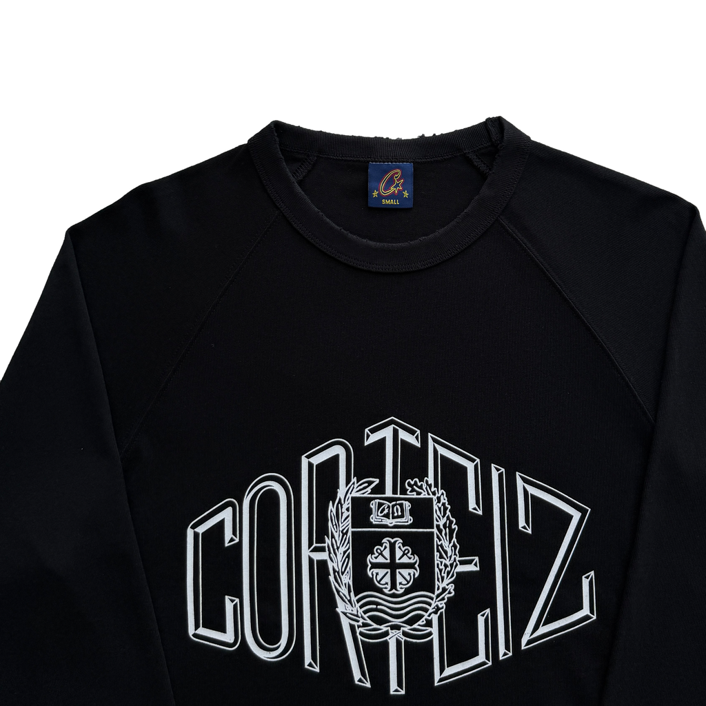CORTEIZ SOPHOMORE RAGLAN LS (BLACK)