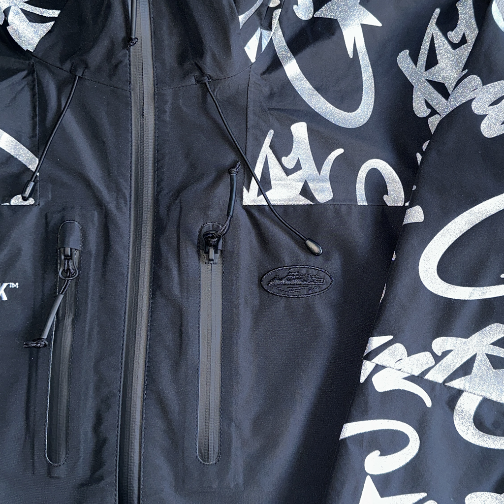 CORTEIZ ELITEWORK WATERPROOF SHELL JACKET (BLACK)