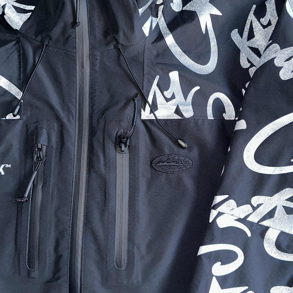 CORTEIZ ELITEWORK WATERPROOF SHELL JACKET (BLACK)