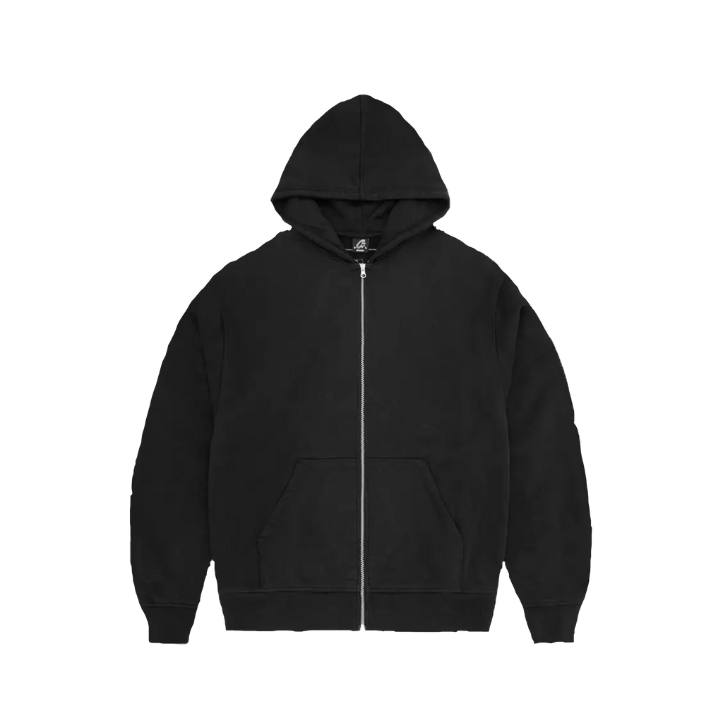 CORTEIZ LUNDUN STITCH ZIP HOODIE (BLACK)