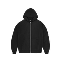 CORTEIZ LUNDUN STITCH ZIP HOODIE (BLACK)