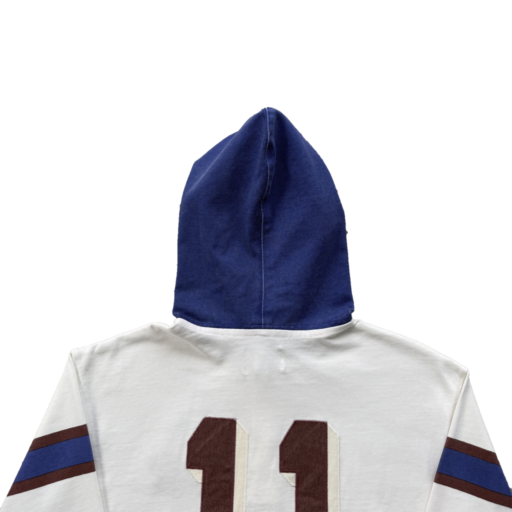 CORTEIZ WINGER HOODED RUGBY (OFF WHITE)