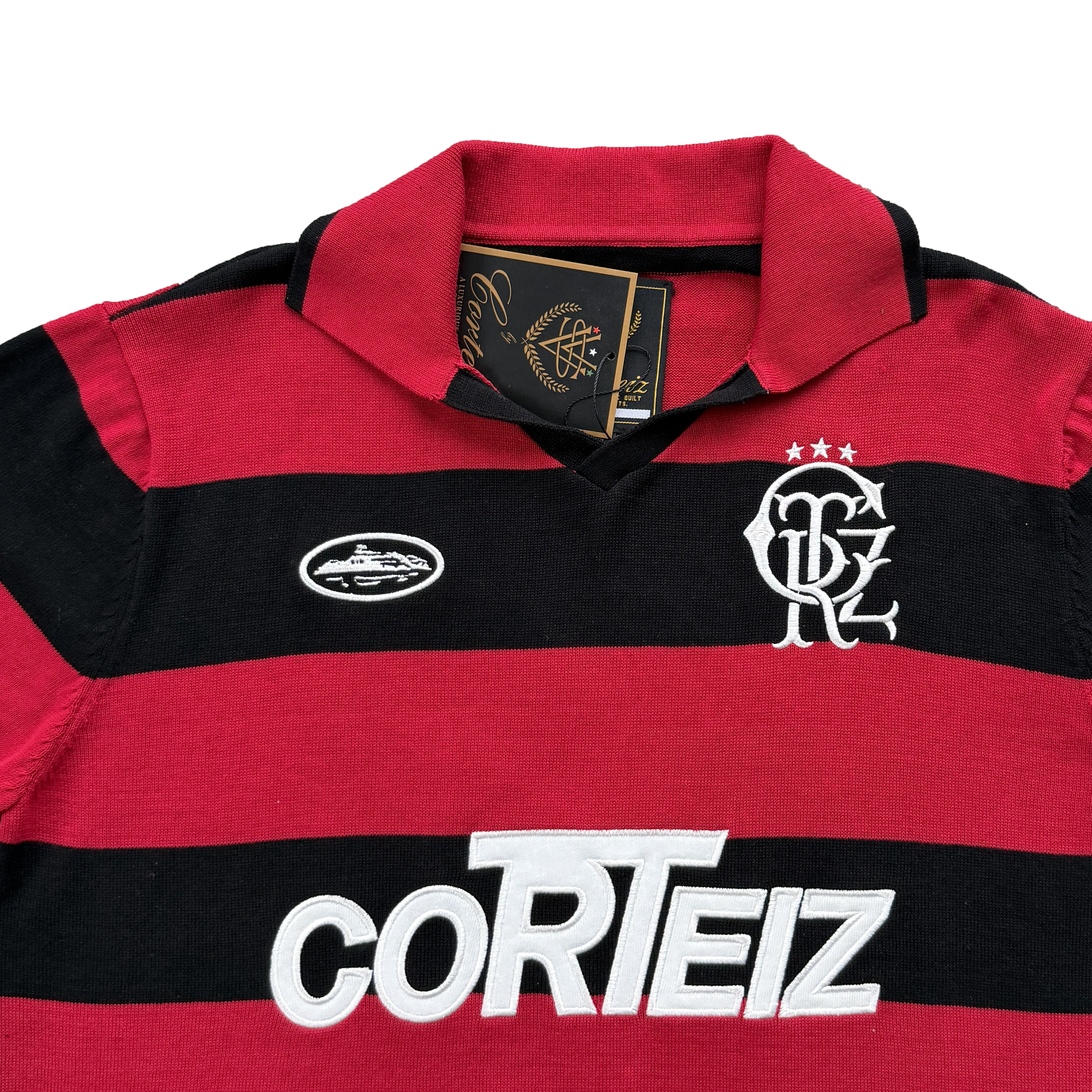 CORTEIZ STRIPED KNIT JERSEY (RED)