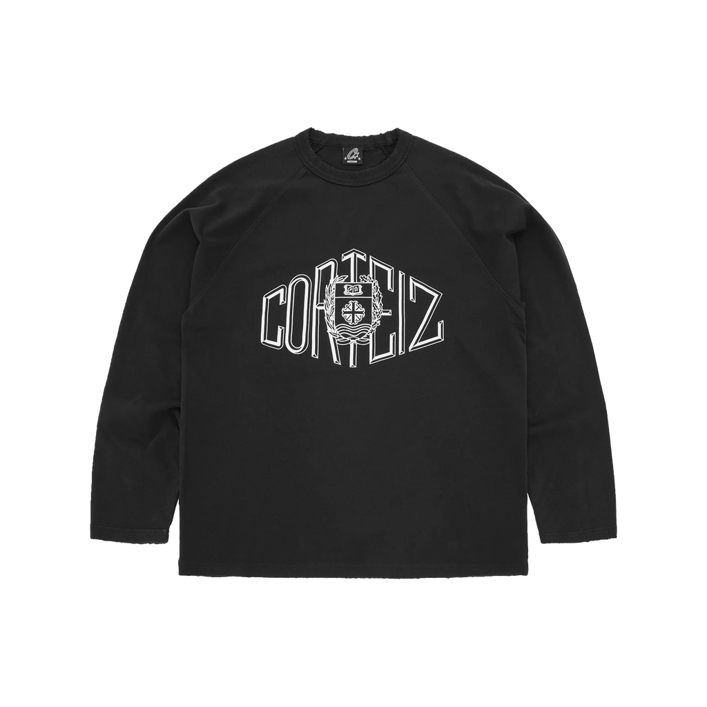 CORTEIZ SOPHOMORE RAGLAN LS (BLACK)