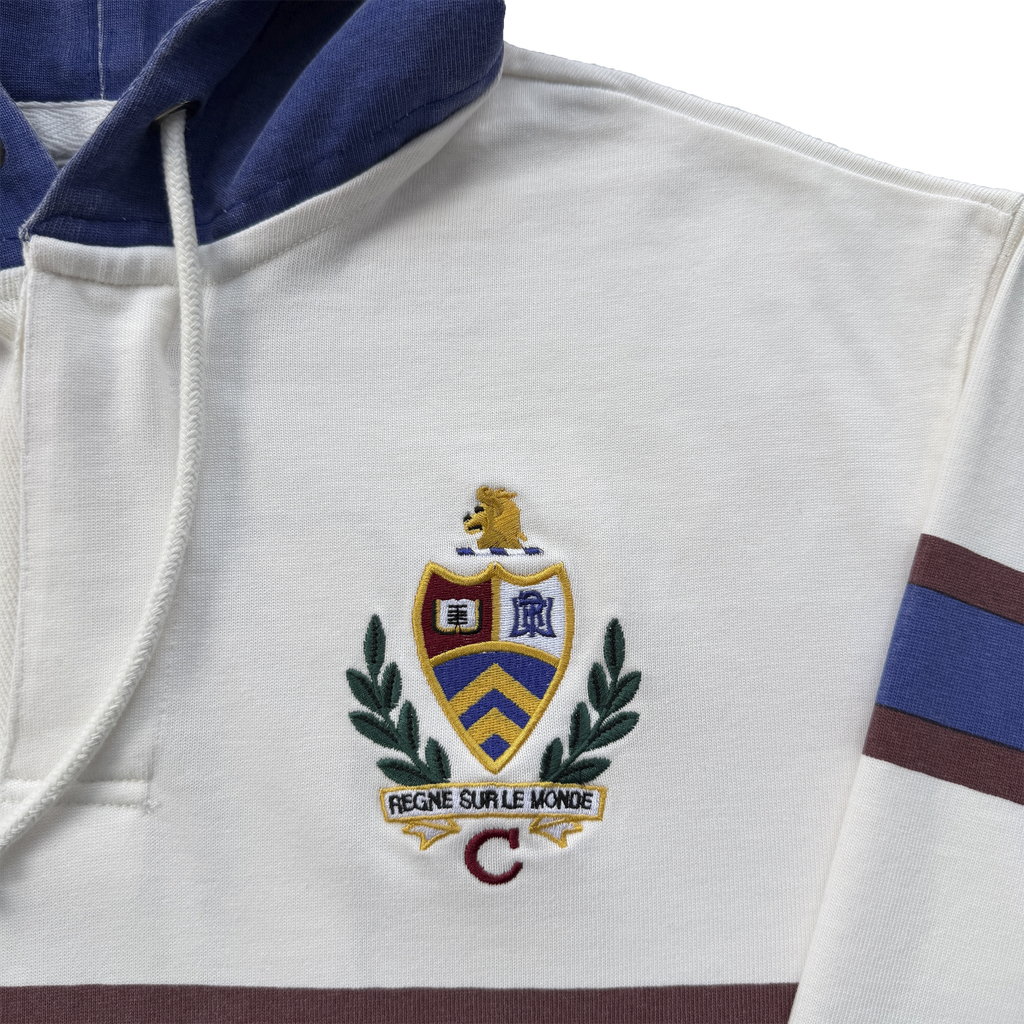 CORTEIZ WINGER HOODED RUGBY (OFF WHITE)