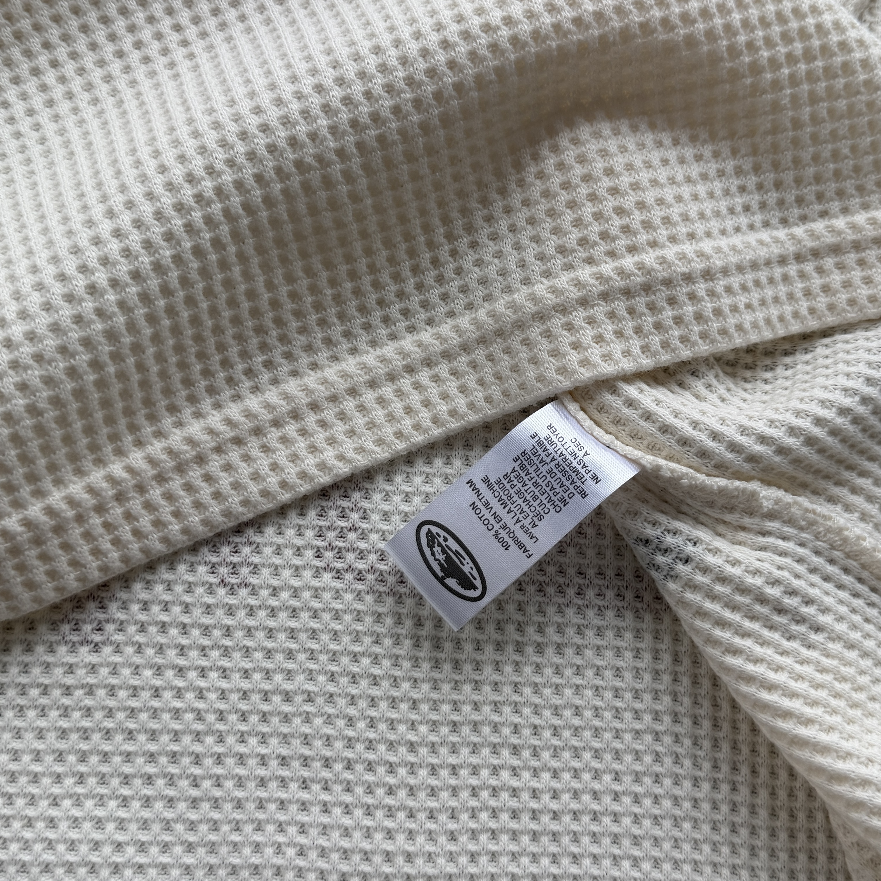 CORTEIZ WORLDWIDE WAFFLE THERMAL (WHITE)