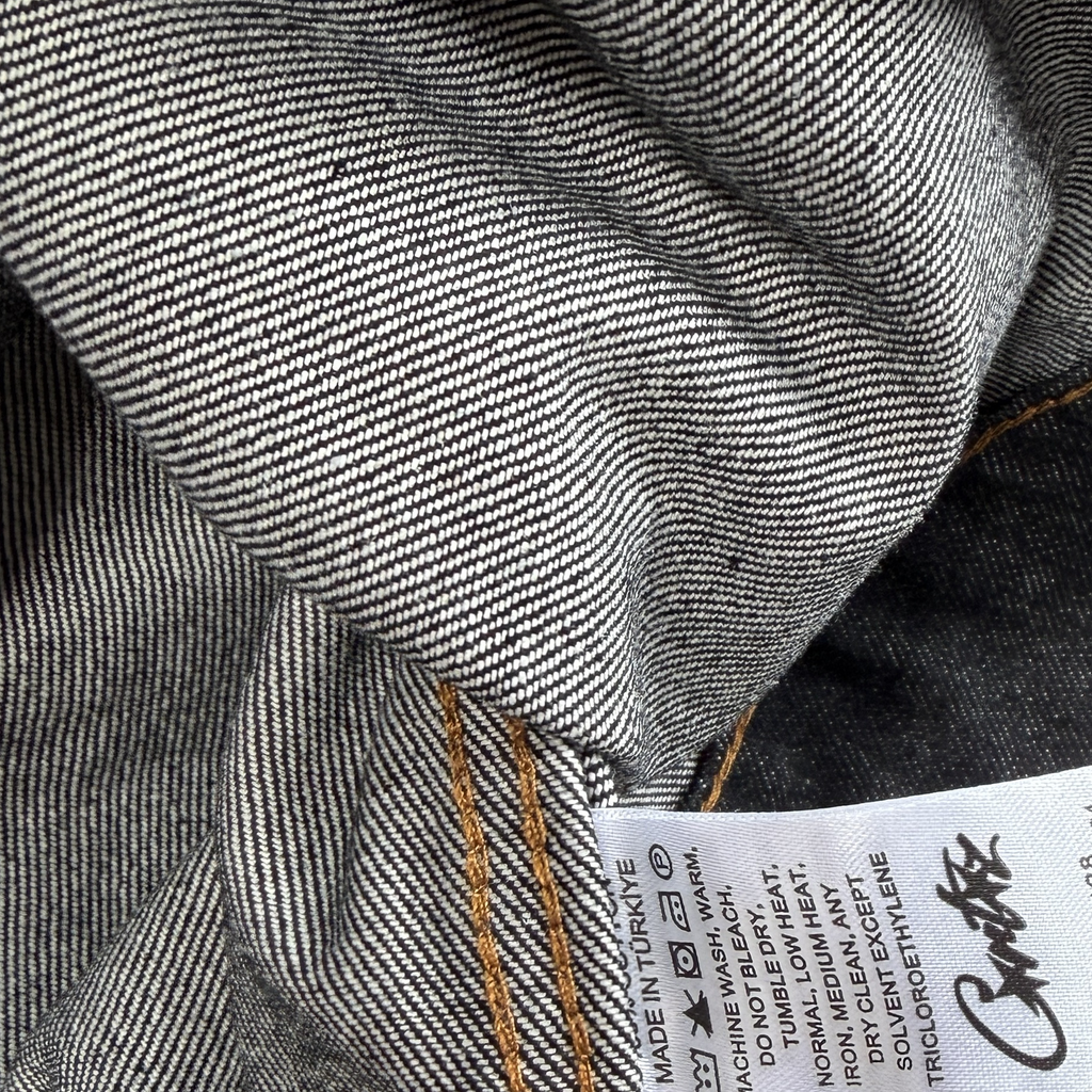 CORTEIZ CREST CHAINSTITCH DENIM JACKET (WASHED)