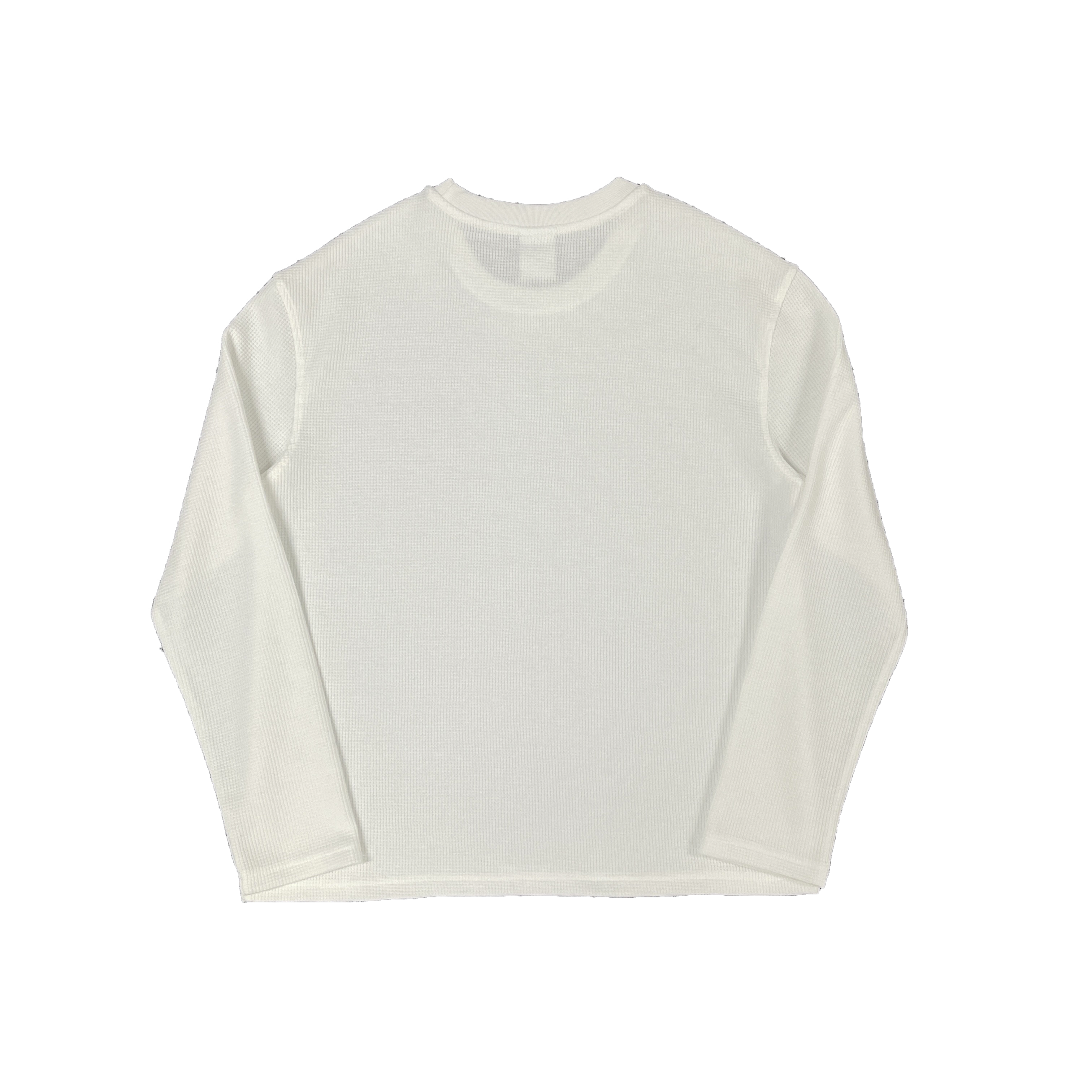 SYNA LS WAFFLE TEE (WHITE)