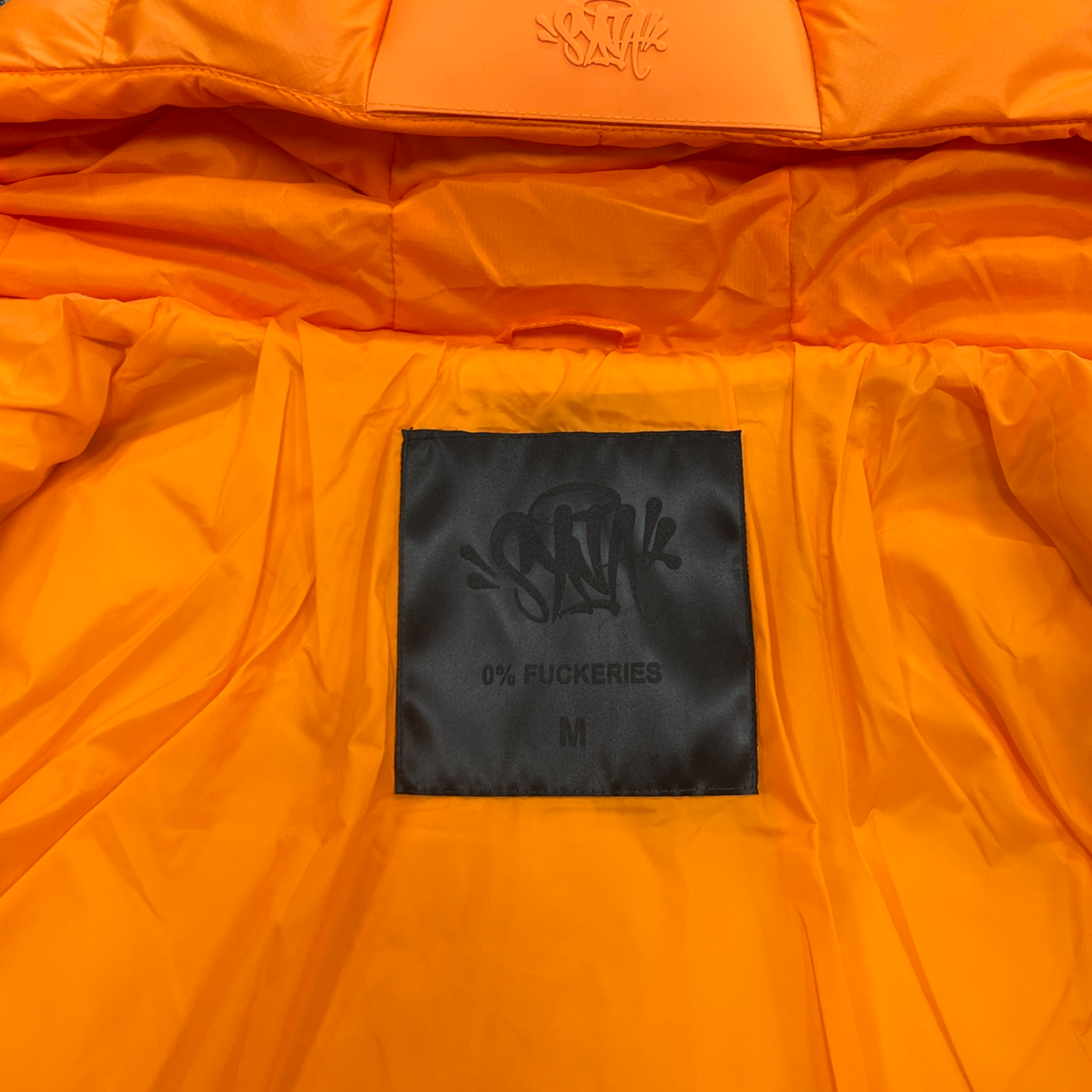 WAVE PUFFER JACKET (ORANGE)