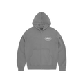 CORTEIZ ISLAND PUFF PRINT ZIP HOODIE (GREY)