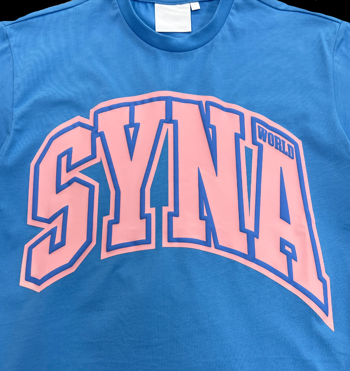 CORTEIZ COLLEGE TEE (BLUE/PINK)