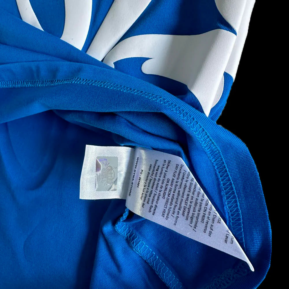 T-SHIRT & SHORTS LOGO SET (BLUE / WHITE)