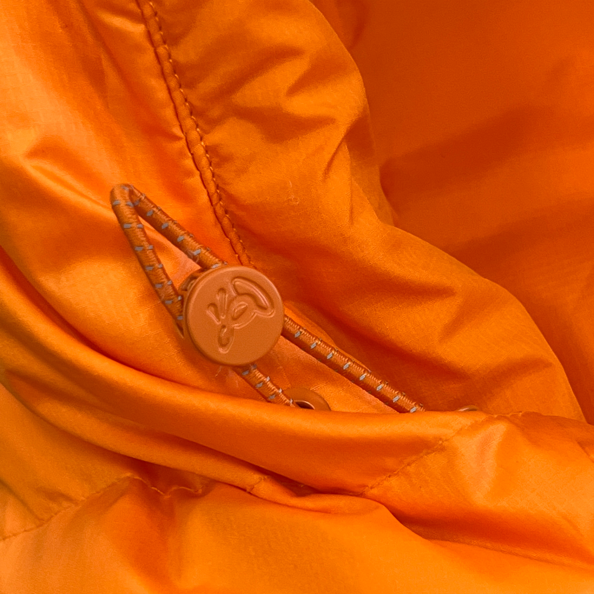 WAVE PUFFER JACKET (ORANGE)