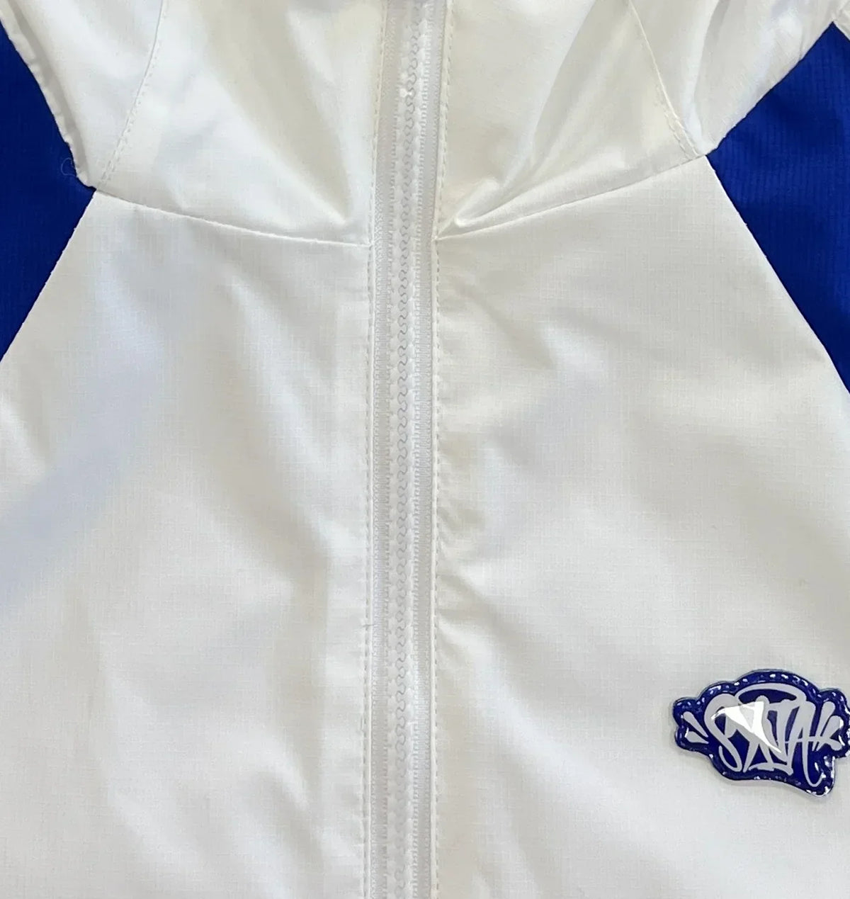 VORTEX WOVEN JACKET (WHITE/BLUE)
