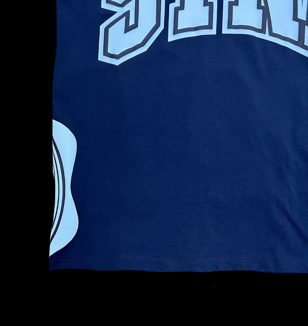 CORTEIZ COLLEGE TEE (BLUE)