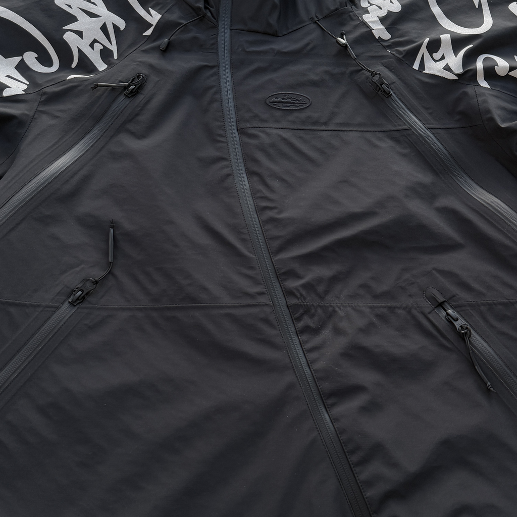 CORTEIZ ELITEWORK™ WATERPROOF SHELL JACKET V2 (BLACK)
