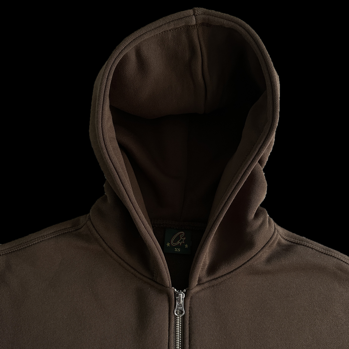 ISLAND PUFF PRINT ZIP TRACKSUIT (BROWN)