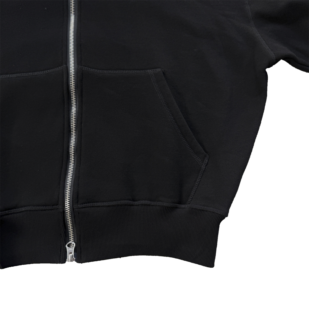 CORTEIZ LUNDUN STITCH ZIP HOODIE (BLACK)