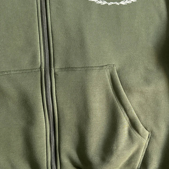 SUPERIOR ROYALE ZIP TRACKSUIT (OLIVE)