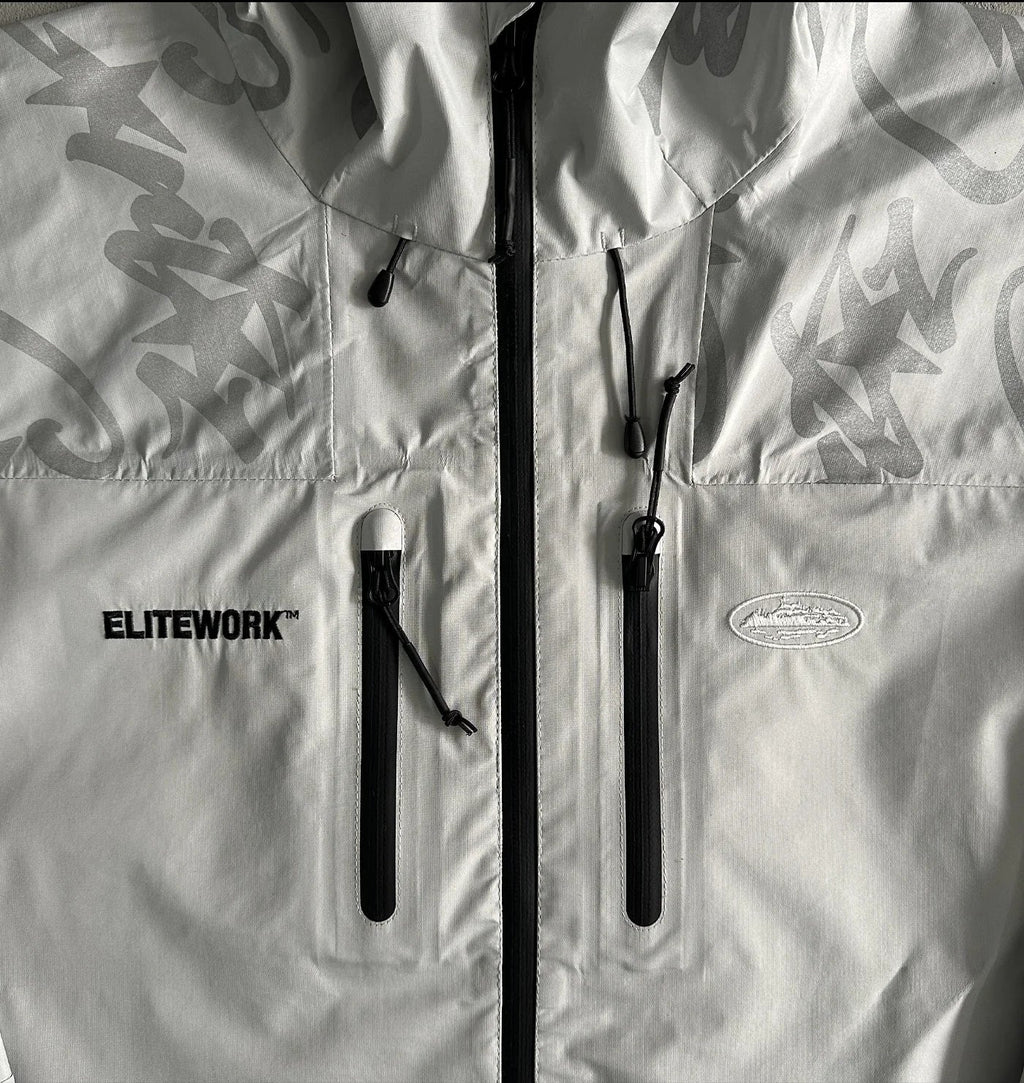 ELITEWORK WATERPROOF SHELL JACKET (PLATINUM)