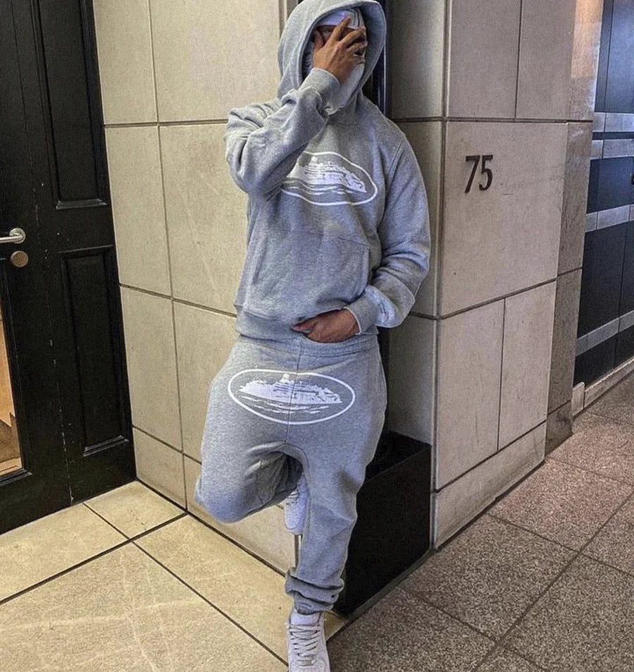 CORTEIZ ALCATRAZ TRACKSUIT (GRAY)