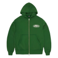 CORTEIZ ISLAND PUFF PRINT ZIP HOODIE (GREEN)