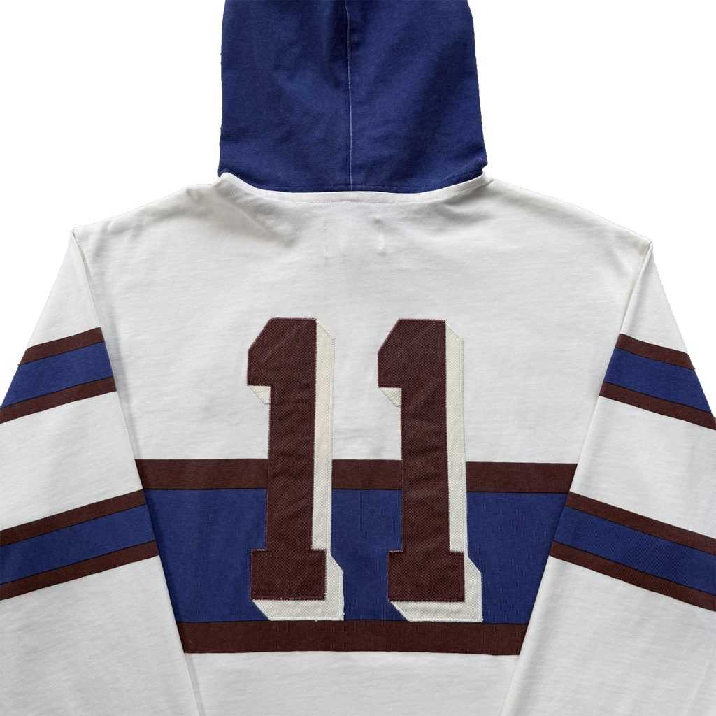 CORTEIZ WINGER HOODED RUGBY (OFF WHITE)