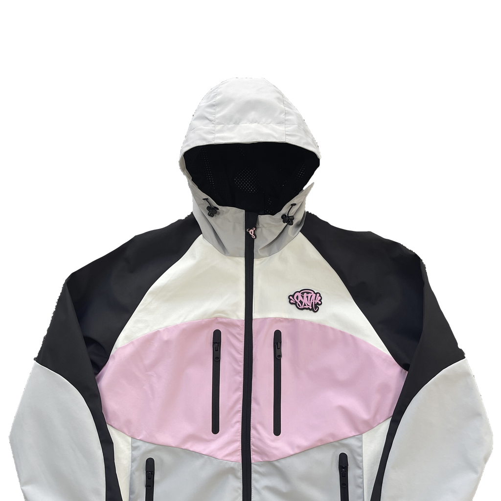 WORLD DYNAMIC TRACK JACKET - (GREY / PINK)