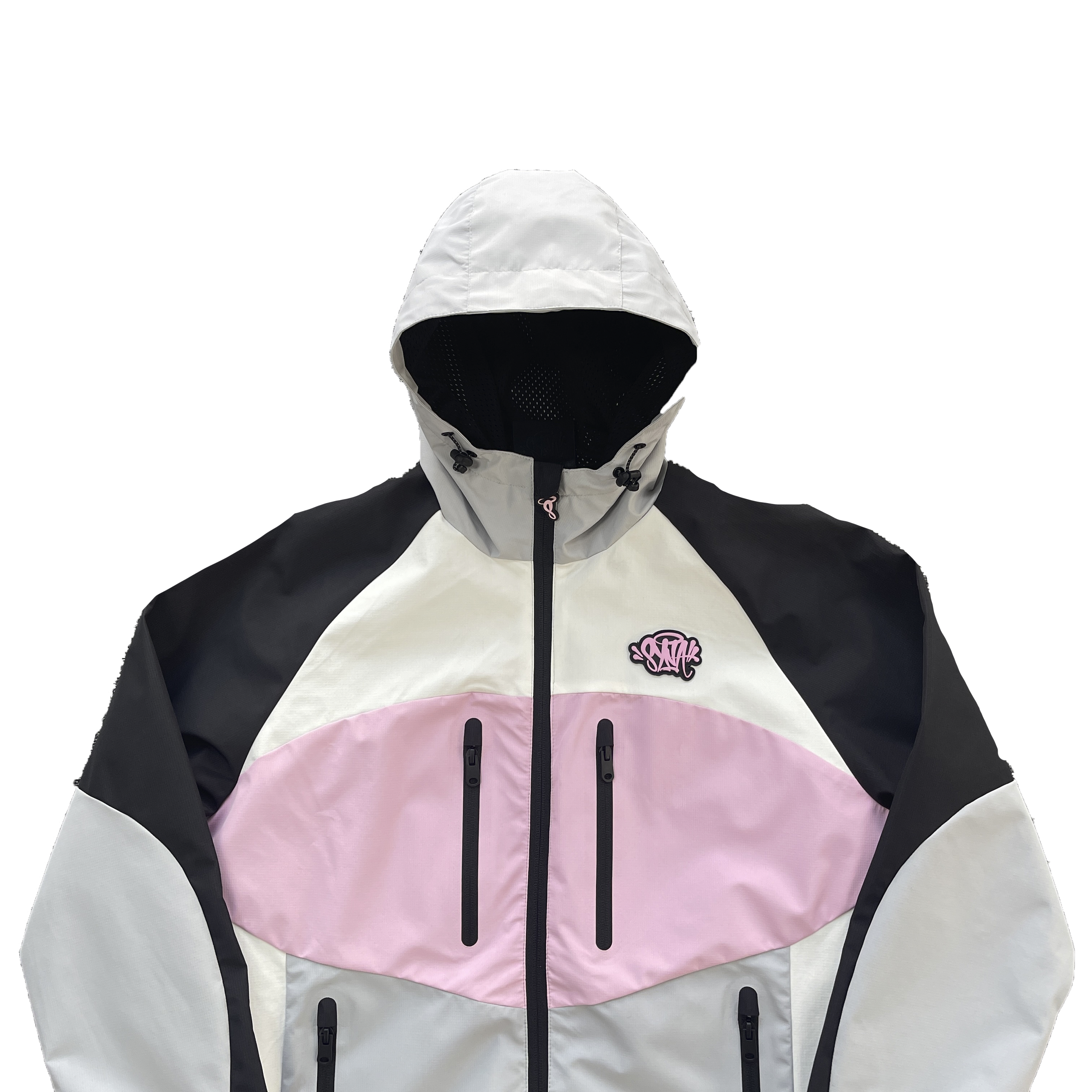 WORLD DYNAMIC TRACK JACKET - (GREY / PINK)