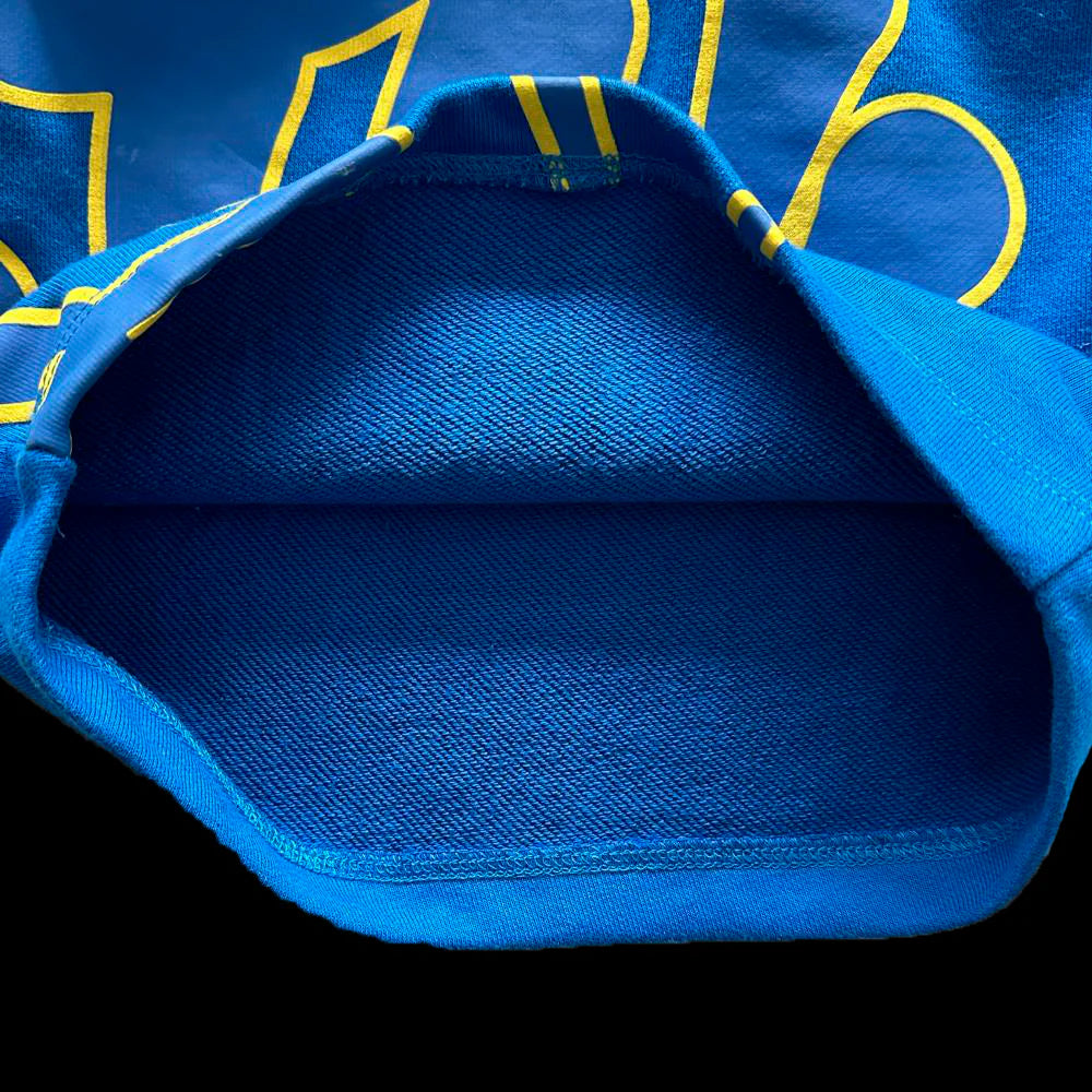 T-SHIRT & SHORTS LOGO SET (BLUE / YELLOW)