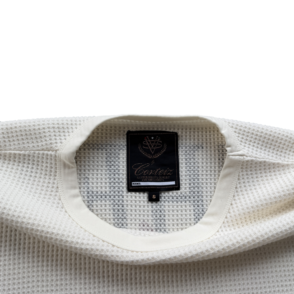CORTEIZ WORLDWIDE WAFFLE THERMAL (WHITE)