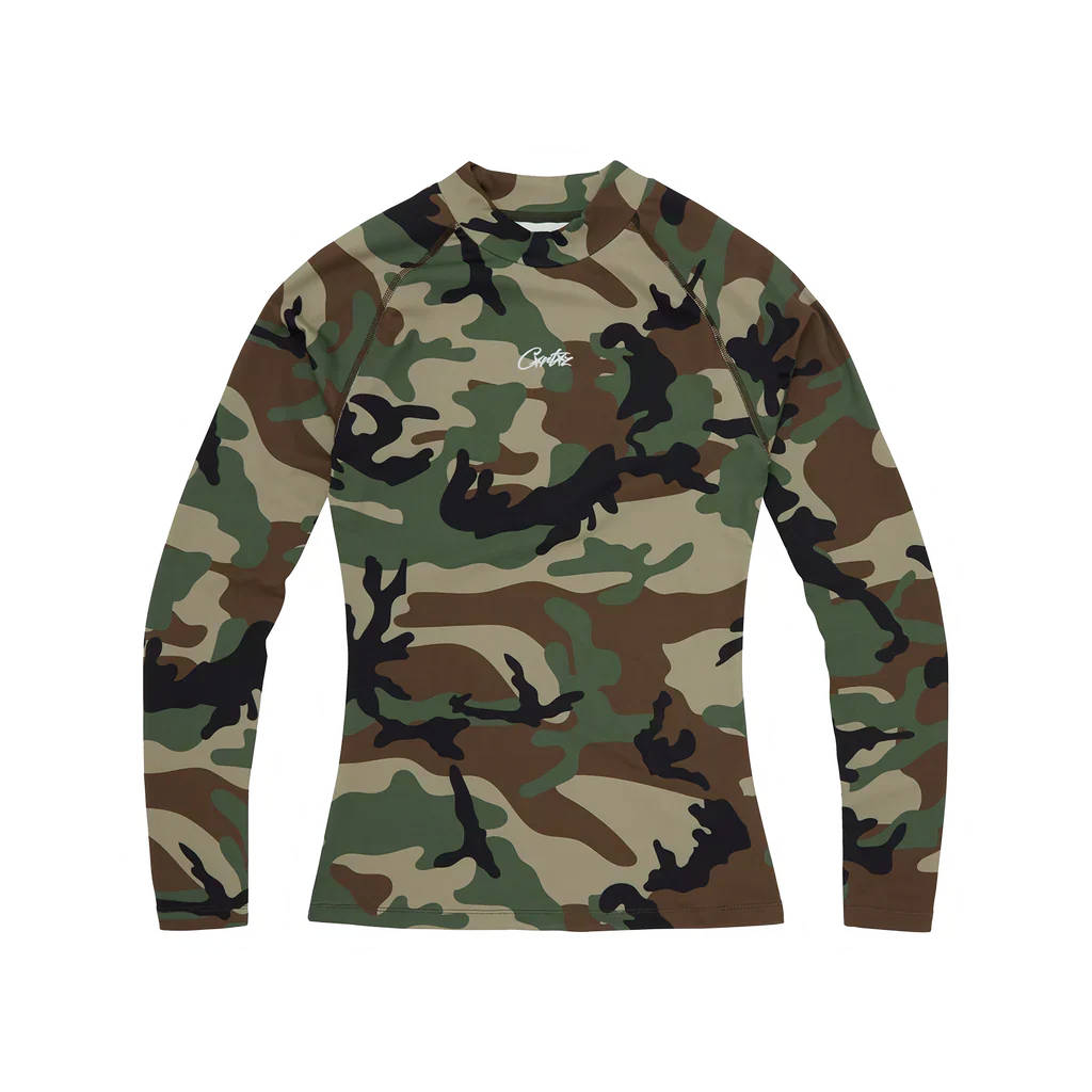 CORTEIZ COMPRESSION TOP (WOODLAND CAMO)
