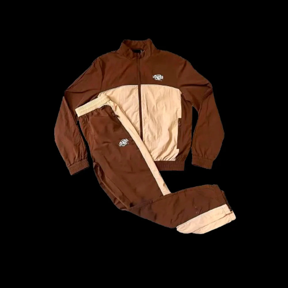 SHELL TRACKSUIT (BROWN/BEIGE)